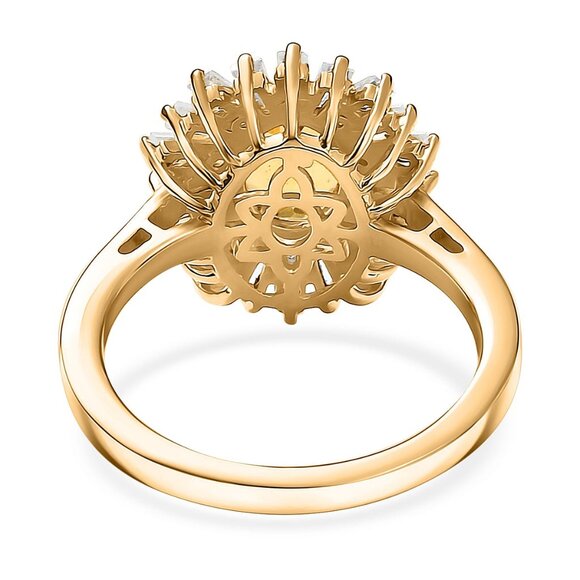 Ring Size 9.0 AAA Brazilian Heliodor 2.35ctw in 18K Gold over Sterling Silver - Picture 6 of 7